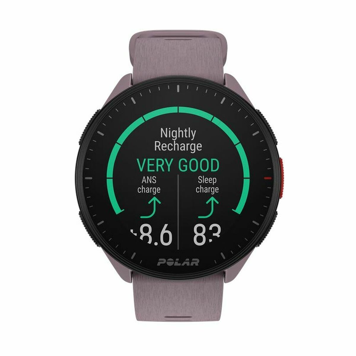 Smart Watch with Pedometer Running Polar Purple 1,2"-7