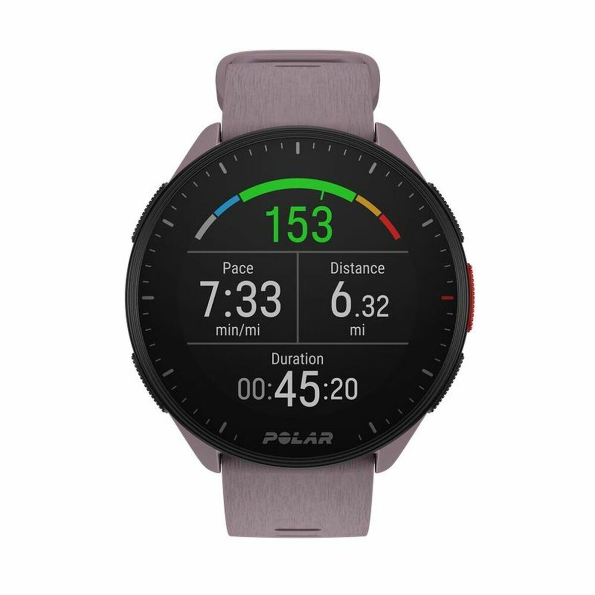 Smart Watch with Pedometer Running Polar Purple 1,2"-6