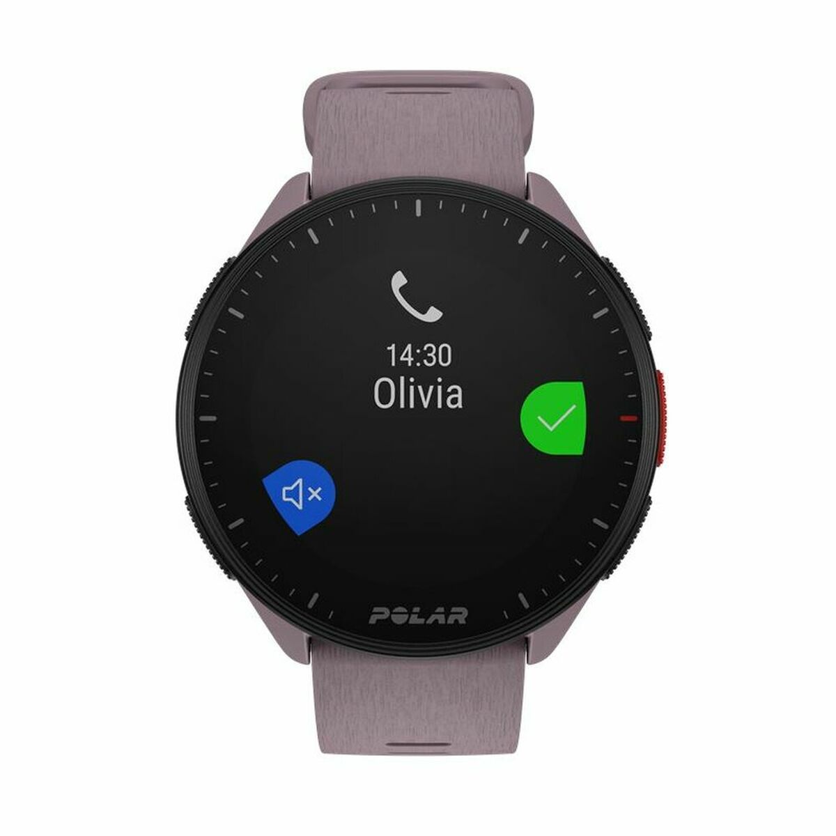 Smart Watch with Pedometer Running Polar Purple 1,2"-5
