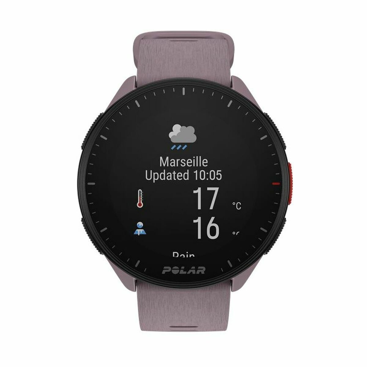 Smart Watch with Pedometer Running Polar Purple 1,2"-1