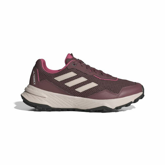 Running Shoes for Adults Adidas Tracefinder Trail Running Red Burgundy-0