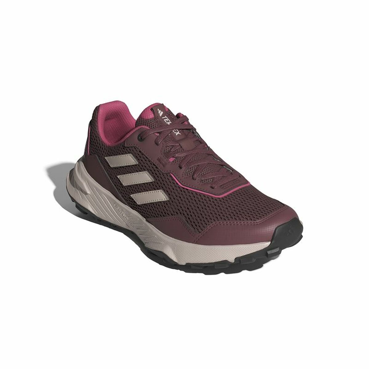 Running Shoes for Adults Adidas Tracefinder Trail Running Red Burgundy-4